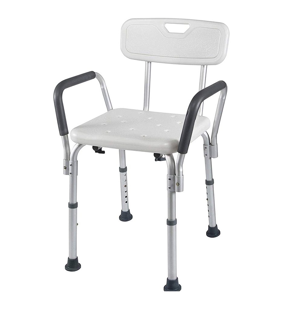 Guardian Medical Adjustable Bath Shower Chair Seat Bench with Arms