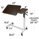 Professional Medical Hospital Tilt Overbed Table (Not for Home Use)