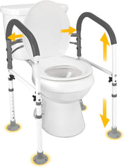 Vaunn Deluxe Bathroom Safety Toilet Rail