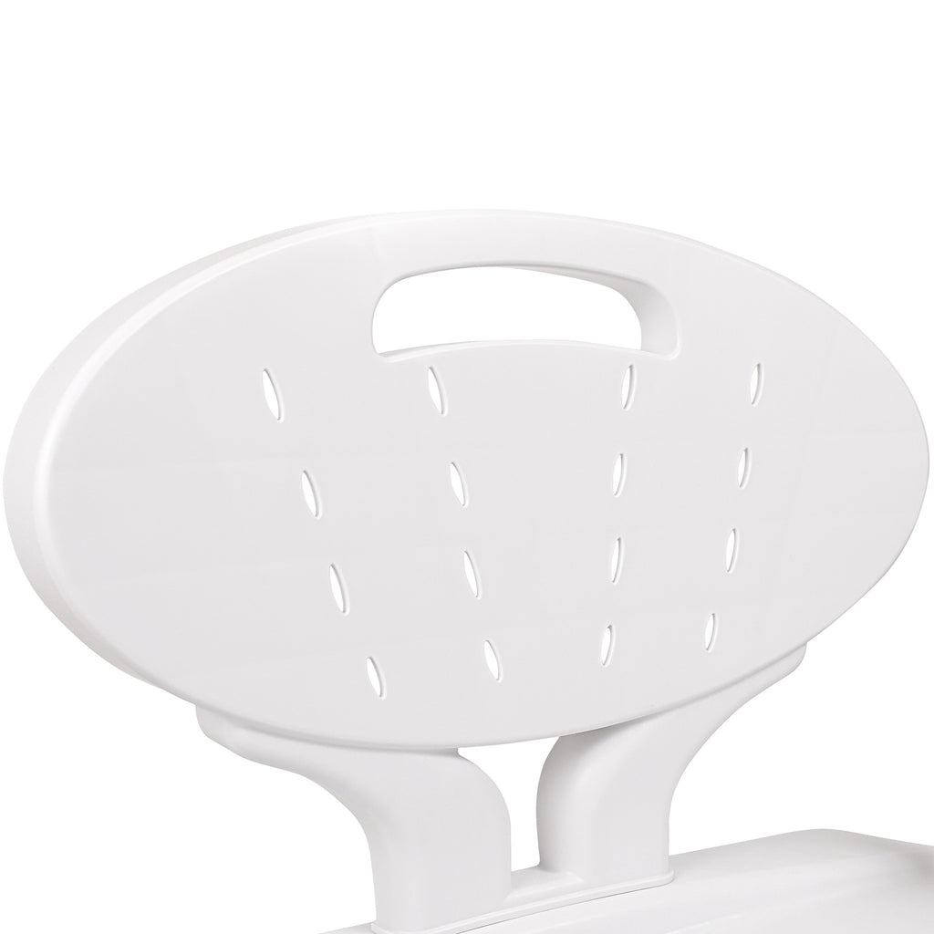 Vaunn Medical Wide Shower Chair Bathtub Seat with Armrests and Back, S ...