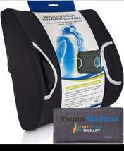 Vaunn Medical Lumbar Back Support Cushion Pillow with Removable Firm Insert